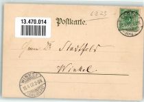 65391 W6223 Lorch , Rheingau 1900 Künstlerkarte Gasthaus zur Krone sign. F. Luschmer