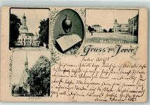 26441 W2942 Jever 1895 - Bismarckbecher Marktplatz Kirche Gruss Vorläufer