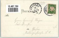 87509 W8970 Immenstadt i. Allgäu 1898 Lithographie Hotel Post Kutsche