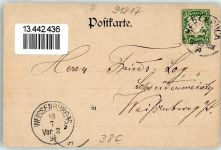 91217 W8562 Hersbruck 1894 - Gasthaus Biergarten Bierkrug