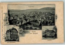 35708 W6342 Haiger 1908 Gebrauchsspuren städt. Krankenhaus Turnhalle