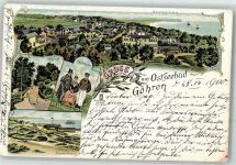 18586 O2345 Göhren , Rügen 1900 Lithographie Herrenstrand Mönchguter