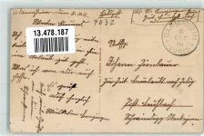 71063 W7032 Darmsheim 1916 - Pfarrhaus Gemischtwarengeschäft J. Unglehrt