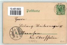 37581 W3353 Bad Gandersheim 1898 Lithographie Waldschlösschen Wilhelm Augusta Stift Sool- und Stahlbad