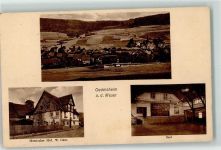 34399 W3525 Oedelsheim - Gasthaus Hessischer Hof W. gans
