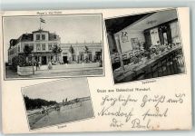 23669 W2408 Niendorf , Ostsee - Meyers Kur-Hotel Speisesaal Strand