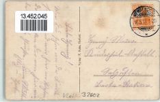 32602 W4973 Wehrendorf , Westf 1917 Gebrauchsspuren Gasthaus v. Aug. Zurheide Gartenwirtschaft