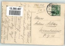 69115 W6900 Heidelberg , Neckar 1908 - Bürgerliches Hotel Gasthaus Prinz Max am Ludwigsplatz