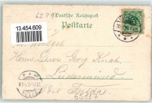 65817 W6239 Eppstein , Taunus 1898 Lithographie Burgruine Eppstein