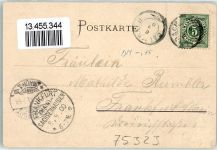 75323 W7547 Calmbach 1900 - Gasthaus zum Bahnhof Kutsche