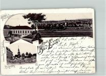 49152 W4515 Bad Essen 1899 Gebrauchsspuren Kirchenplatz Solbad Villa Rückmers Vorläufer