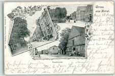 24601 W2355 Horst , Holstein 1905 - Bahnhofstraße Hauptstraße