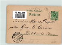 49152 W4515 Bad Essen 1899 Gebrauchsspuren Kirchenplatz Solbad Villa Rückmers Vorläufer