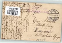 26316 W2930 Varel , Jadebusen 1914 - Mittelstraße Realschule Feldpost 3. Kompagnie 8. Gewehrabteilung