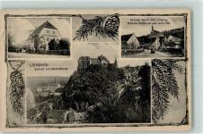 04703 O7320 Leisnig - Schloss mit Schlossberg Kloster Buch Gasthof Klosterbuch