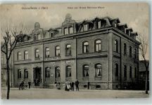 38899 O3723 Hasselfelde 1909 - Hotel zur Krone Fahrräder