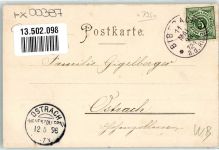88400 W7950 Biberach an der Riß 1898 Lithographie Jordanbad Kurhaus