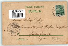 31832 W3257 Springe , Deister 1902 Gebrauchsspuren Gasthaus Holzmühle Teich Seerose Wasserfall Litho.