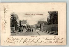32257 W4980 Bünde 1901 Prägedruck östlicher Teil der Eschstraße