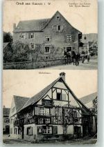 79688 W7862 Hausen im Wiesental Gebrauchsspuren Hebelhaus Gasthaus zur Linde