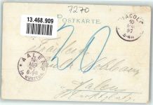 72202 W7270 Nagold 1897 Künstlerkarte Gasthaus zur Post Hirsch sign. G. Fabia