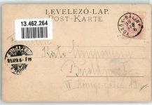 Jugendstil Frau Künstlerkarte 1899 Gebrauchsspuren