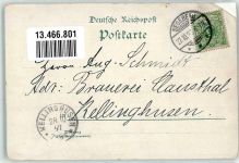 23795 W2360 Bad Segeberg 1897 Gebrauchsspuren Hotel Germania Wintergarten Kalkberg Litho