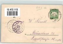 89312 W8870 Günzburg 1905 - Bahnhofstraße