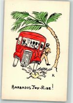 Barbados - Joy Ride Omnibus Schwarzafrikaner Palme Huhn