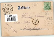 56332 W5401 Dieblich 1905 Gebrauchsspuren Gasthaus Jäger