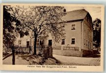 91320 W8553 Burggaillenreuth , Oberfr - Pension Hans Bähr Baumblüte RS. Gedicht v. Scheffel