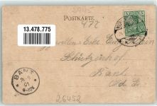 26452 W2945 Sande , Kr Friesl 1901 - Taddikens Gasthaus