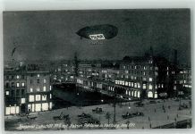 W2000 Hamburg Parseval Luftschiff Nr 6 Werbung Palmin Juni 1911 Zeppelin
