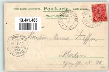 Luxembourg Luxemburg 1901 Prägedruck vom Raam gesehen Wappen