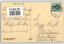 61440 W6370 Oberursel Taunus 1911 Künstlersteindruck Vereinshaus der Turngesellschaft sign. S