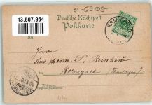 99448 O5305 Kranichfeld 1900 Lithographie Kriegerdenkmal Ratskeller Kirche Stadtwappen