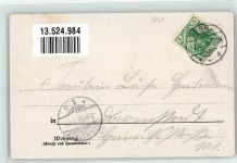 36179 W6440 Bebra 1903 Lithographie Bahnhof Bahnhofswirtschaft