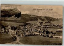 W8227 Siegsdorf , Oberbay Maria Eck Hochfelln Zeichnung Felle, Eugen