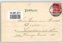38835 O3606 Osterwieck 1905 Prägedruck Rathaus Wappen