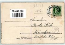 91126 W8540 Schwabach 1917 - Südliche Ringstraße mit Progymnasium