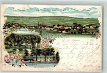 01904 O8505 Neukirch ,Lausitz 1901 Lithographie Bethlehemstift Valrenmühle