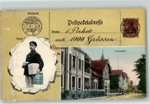 39418 O3250 Staßfurt 1910 - Paketbote Parkstraße