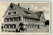 78048 W7730 Schwenningen am Neckar Foto AK Gasthaus Neckarquelle