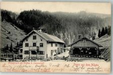 87509 W8970 Almagmach i Allgäu 1901 - Posthilfstelle Almagmach Bauernhaus Stuiben