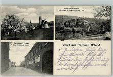 67305 W6719 Ramsen , Pfalz - Schülerferienheim d. Stadt Ludwigshafen Gasthaus zum Löwen