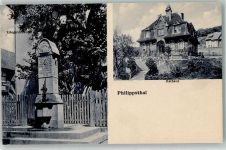 36269 W6433 Philippsthal Werra - Kriegerdenkmal Rathaus