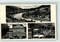 69412 W6930 Eberbach , Baden - OT. Lindach Gasthaus zum Hirsch Terrasse Neckar