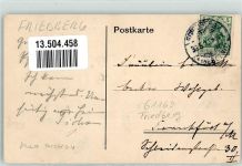 61169 W6360 Friedberg Hessen 1899 - Villa Pichon Ort handschriftlich