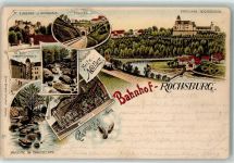 09328 O9291 Rochsburg 1896 Gebrauchsspuren Schloß Rochsburg Bahnhof Brauseloch