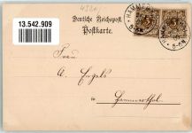 45525 W4320 Blankenstein , Ruhr 1900 Lithographie Burg Blankenstein Markt Rosen